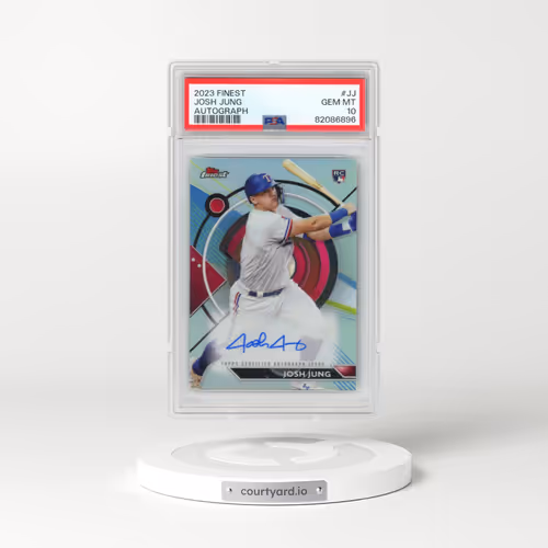 2023 Topps Finest Finest Autographs #JJ Josh Jung (PSA 10 GEM MINT)