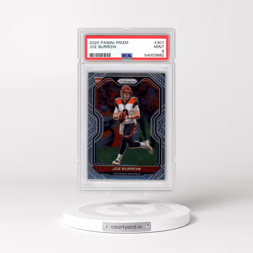 2020 Panini Prizm #307 Joe Burrow (PSA 9 MINT)
