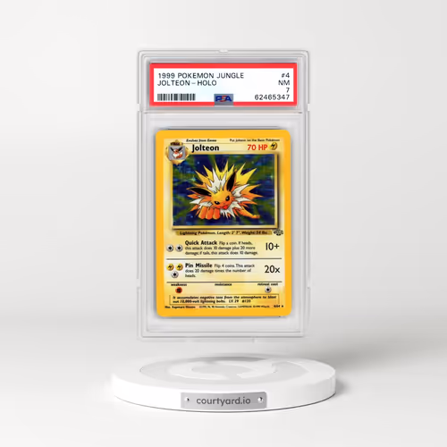 1999 Pokémon Jungle #4 Jolteon - Holo (PSA 7 NM)