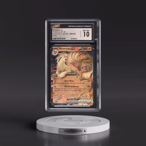 2023 Scarlet & Violet 151 - MEW EN #038/165 Ninetales ex (CGC 10 GEM MINT)