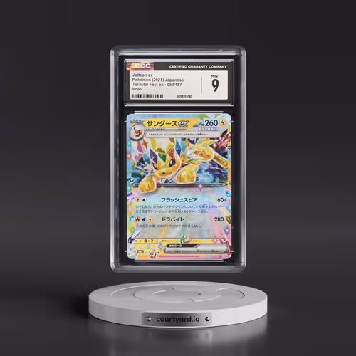 2024 Pokémon Sv8a-Terastal Fest EX #052 Jolteon EX - Holo (CGC 9 MINT)