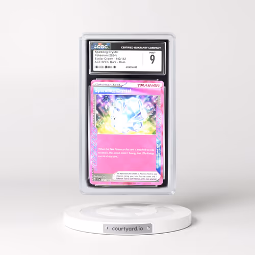 2024 Pokémon Scr EN-Stellar Crown #142 Sparkling Crystal (CGC 9 MINT)