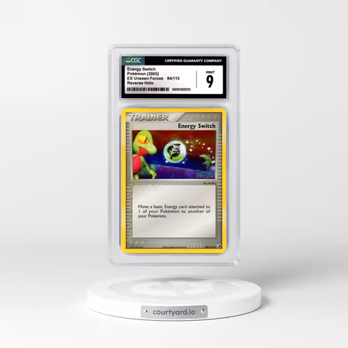 2005 EX Unseen Forces #84 Energy Switch - Holo (CGC 9 MINT)