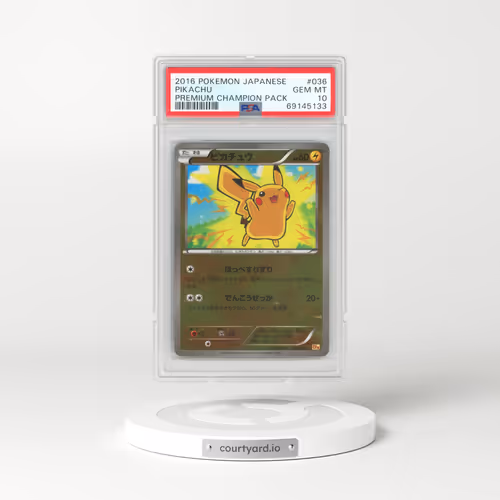 2016 Pokémon Premium Champion Pack #036 Pikachu (PSA 10 GEM MINT)