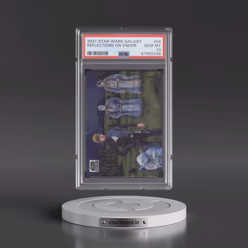 2021 Topps Chrome Star Wars Galaxy #64 Reflections on Endor (PSA 10 GEM MINT)