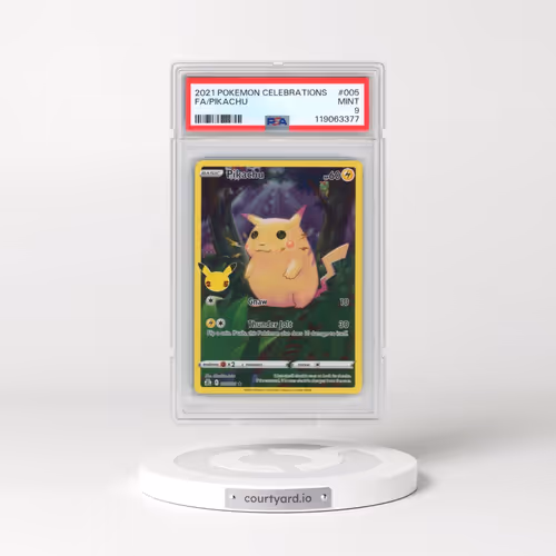 2021 Pokémon Celebrations #005 Pikachu - Full Art (PSA 9 MINT)