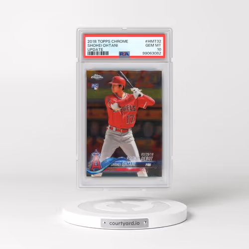 2018 Topps Chrome Update #HMT32 Shohei Ohtani (PSA 10 GEM MINT)