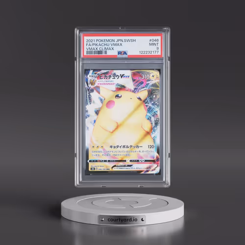 2021 Pokémon Sword & Shield Vmax Climax #046 Pikachu Vmax - Full Art (PSA 9 MINT)