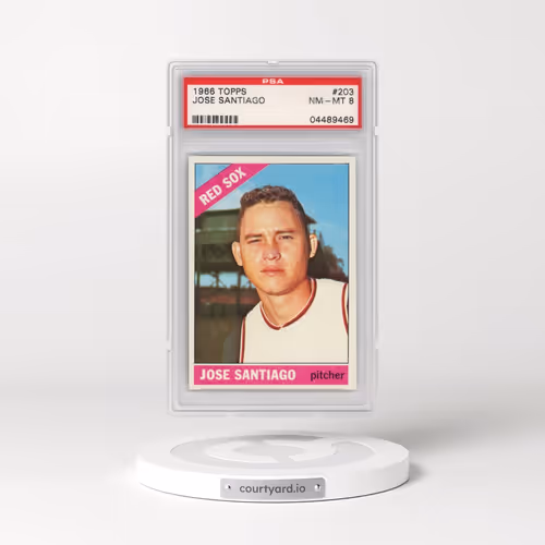 1966 Topps #203 Jose Santiago (PSA 8 NM-MT)