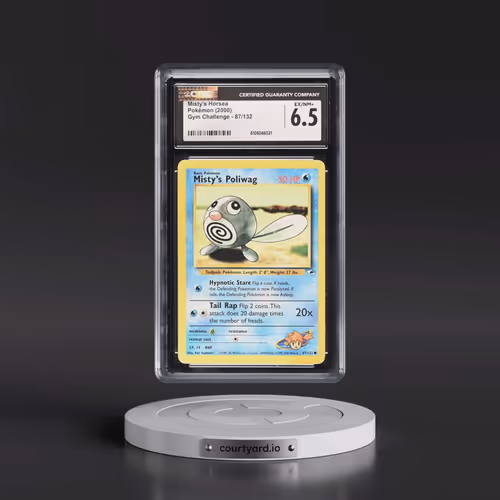 2000 Gym Challenge #87/132 Misty's Horsea (CGC 6.5 EX-NM+)