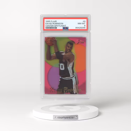 1995 Flair Center Spotlight #6 David Robinson - Center Spotlight (PSA 8 NM-MT)