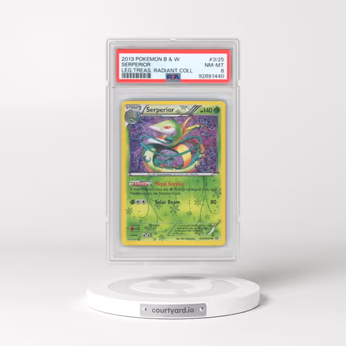 2013 Pokémon Black & White Legendary Treasures Radiant Collection #RC3 Serperior (PSA 8 NM-MT)