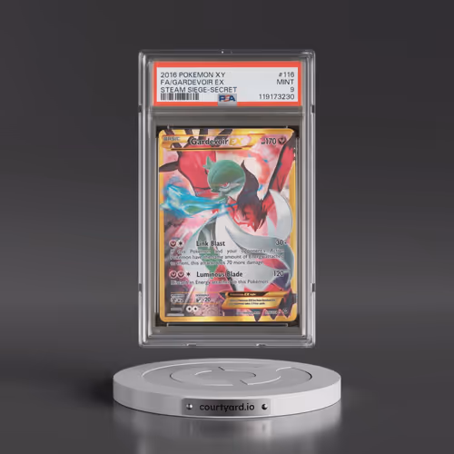 2016 Pokémon XY Steam Siege #116 Gardevoir EX - Holo Full Art Secret (PSA 9 MINT)