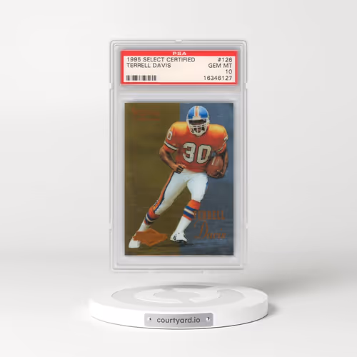 1995 Select Certified #126 Terrell Davis (PSA 10 GEM MINT)