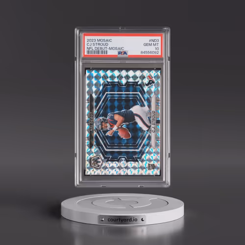 2023 Panini Mosaic NFL Debut #ND3 CJ Stroud - Mosaic (PSA 10 GEM MINT)