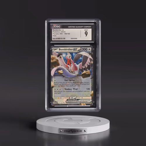 2023 Pokémon Par EN-Paradox Rift #156 Bombirdier EX - Holo (CGC 9 MINT)