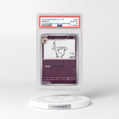 2022 Japanese Scarlet & Violet Promos #066 Espeon - YU NAGABA Pokémon Center Campaign (PSA 10 GEM MINT)