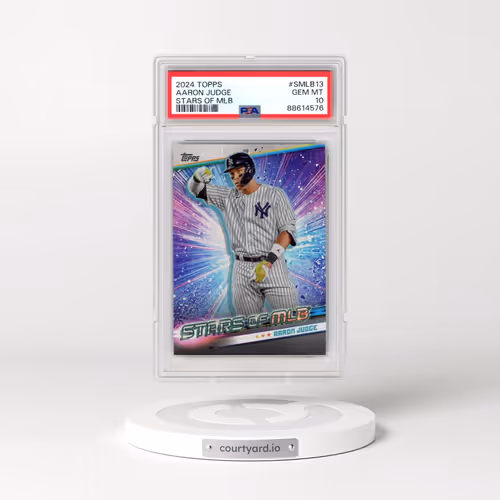 2024 Topps Stars of MLB #SMLB13 Aaron Judge (PSA 10 GEM MINT)