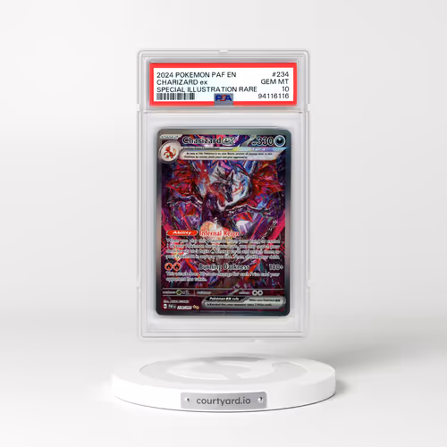 2024 Pokémon Paf EN-Paldean Fates #234 Charizard EX - Holo Special Illustration Rare (PSA 10 GEM MINT)