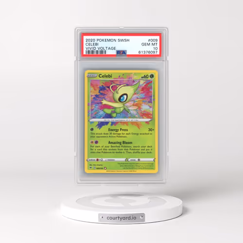 2020 Pokémon Sword & Shield Vivid Voltage #009 Celebi (PSA 10 GEM MINT)