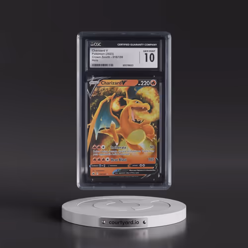 2023 Crown Zenith #018/159 Charizard V - Holo (CGC 10 GEM MINT)