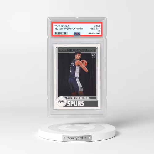 2023 Panini NBA Hoops #298 Victor Wembanyama (PSA 10 GEM MINT)