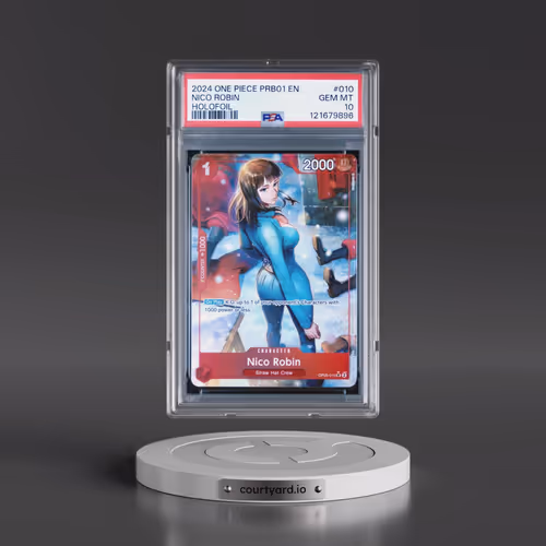 2024 One Piece PRB01-Premium Booster -One Piece Card the Best #010 Nico Robin - Holofoil (PSA 10 GEM
