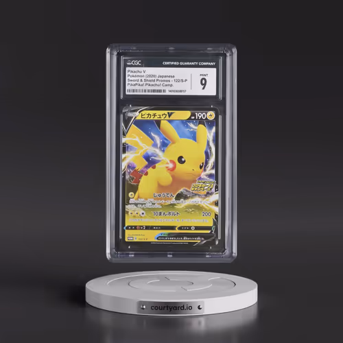 2019 Sword & Shield Promos #122/S-P Pikachu V - Holo PikaPika! Pikachu! Campaign! (CGC 9 MINT)