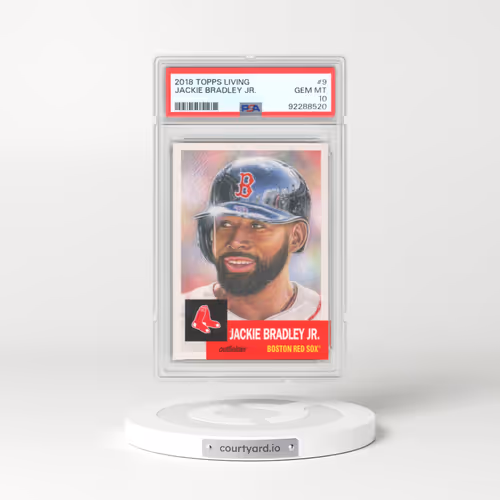 2018 Topps Living #9 Jackie Bradley Jr. (PSA 10 GEM MINT)