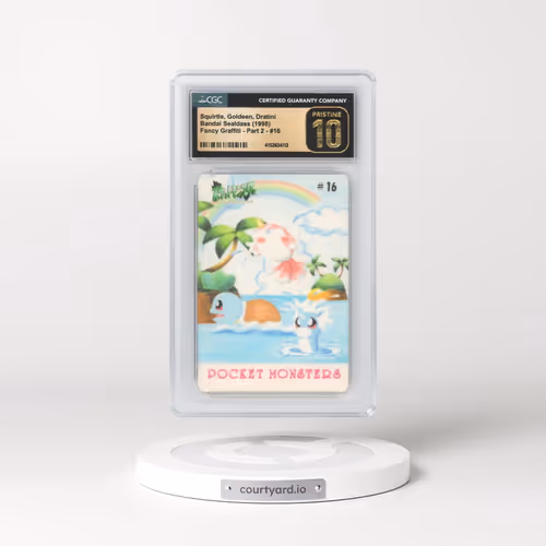 1998 Fancy Graffiti - Part 2 #16 Squirtle/Goldeen/Dratini (CGC 10 PRISTINE)