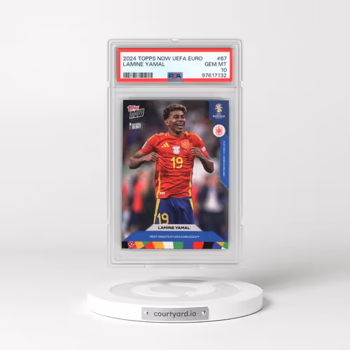 2024 Topps Now UEFA Euro #67 Lamine Yamal (PSA 10 GEM MINT)