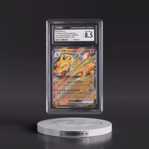 2023 Venusaur/Charizard/Blastoise Spec. Set ex #009/049 Charizard ex - Charizard ex Deck Holo (CGC 8