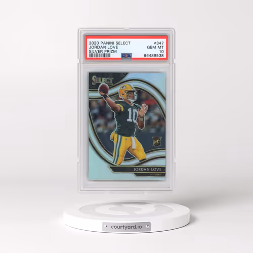 2020 Panini Select #347 Jordan Love - Silver Prizm (PSA 10 GEM MINT)