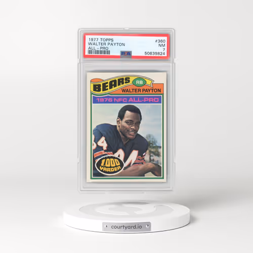 1977 Topps #360 Walter Payton - All-Pro (PSA 7 NM)