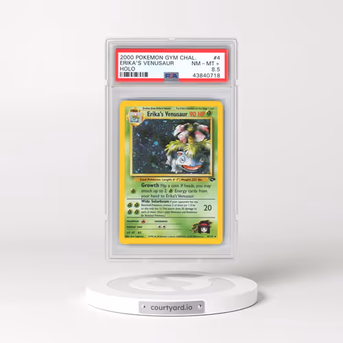 2000 Pokémon Gym Challenge #4 Erika's Venusaur - Holo (PSA 8.5 NM-MT+)