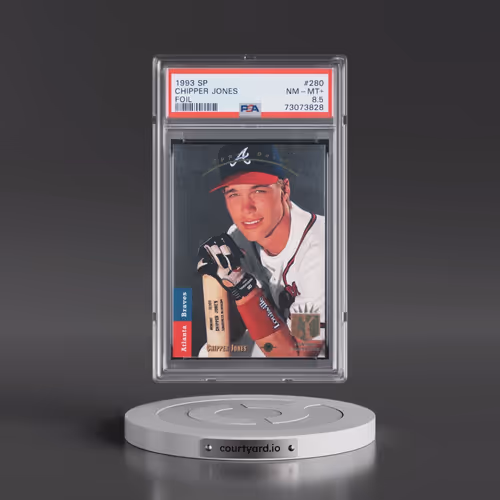 1993 SP #280 Chipper Jones - Foil (PSA 8.5 NM-MT+)