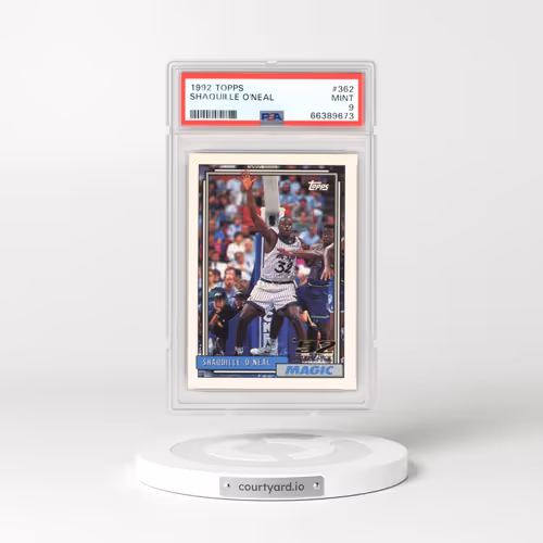 1992 Topps #362 Shaquille O'Neal (PSA 9 MINT)