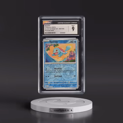 2023 Scarlet & Violet 151 - MEW EN #007/165 Squirtle - Reverse Holo (CGC 9 MINT)