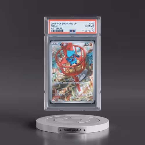 2025 Pokémon M1l-Mega Brave #068 Riolu - Art Rare (PSA 10 GEM MINT)