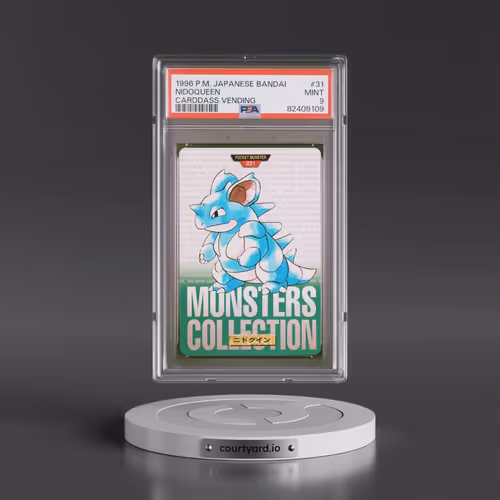 1996 Pokémon Bandai Carddass Vending #31 Nidoqueen (PSA 9 MINT)