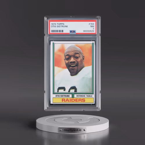 1974 Topps #194 Otis Sistrunk (PSA 7 NM)