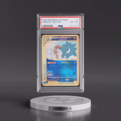 2003 Pokémon Skyridge #10 Gengar - Reverse Foil (PSA 8 NM-MT)