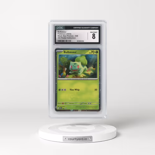 2023 Black Star Promos - Scarlet & Violet SVP EN #046 Bulbasaur - Cosmos Holo (CGC 8 NM-MT)