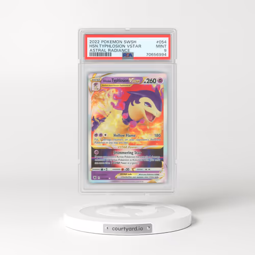 2022 Pokémon Sword & Shield Astral Radiance #054 Hisuian Typhlosion Vstar (PSA 9 MINT)