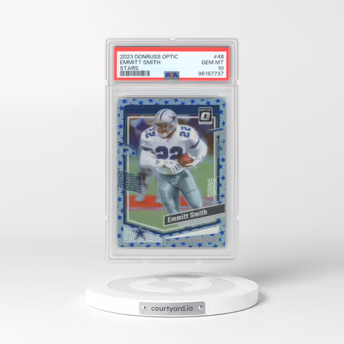 2023 Panini Donruss Optic #48 Emmitt Smith - Stars (PSA 10 GEM MINT)