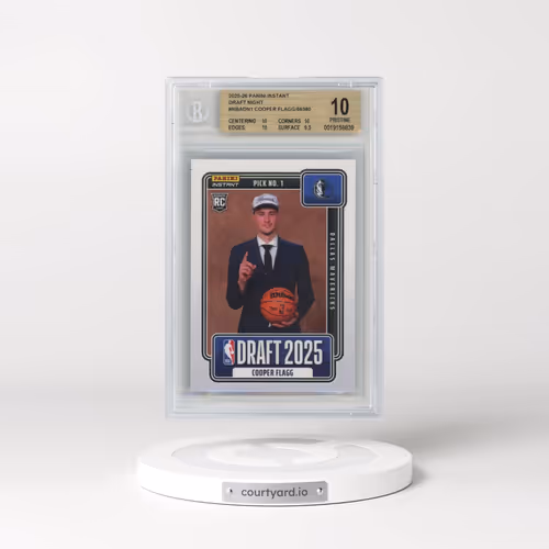 2025 Panini Instant NBA Draft Night #1 Cooper Flagg (BGS 10 PRISTINE)