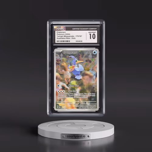 2024 Twilight Masquerade - TWM EN #176/167 Cramorant - Illustration Rare Holo (CGC 10 GEM MINT)
