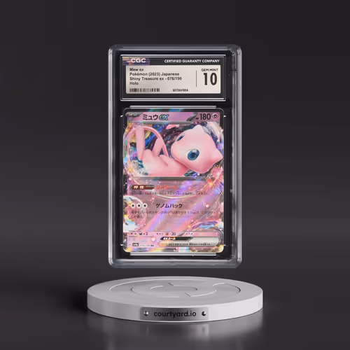2023 Pokémon Sv4a-Shiny Treasure EX #076 Mew EX - Holo (CGC 10 GEM MINT)