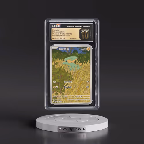 2025 Pokémon Dri EN-Destined Rivals #196 Electrike - Illustration Rare (CGC 10 PRISTINE)