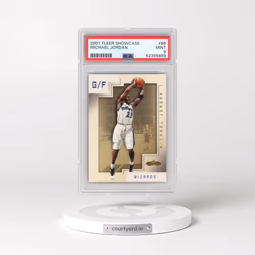 2001 Fleer Showcase #86 Michael Jordan (PSA 9 MINT)
